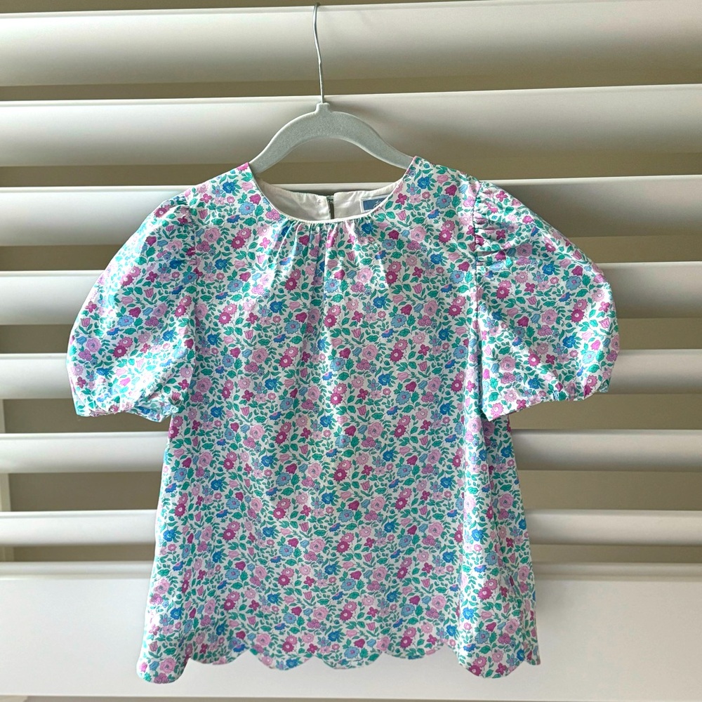 Jacadi Floral Blouse Size 8